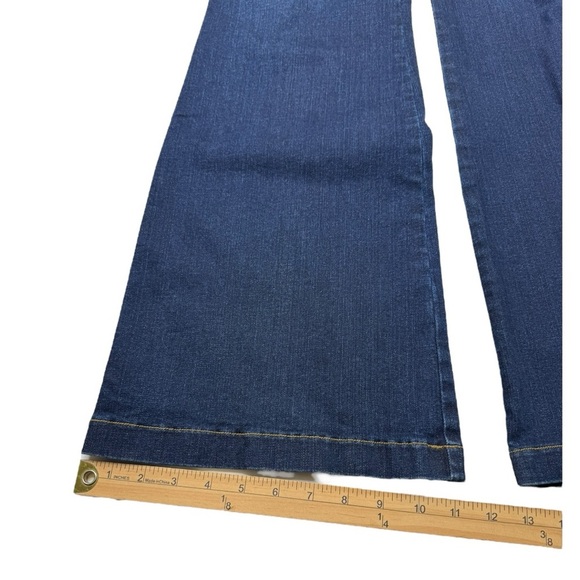 Spanx EveryWear Flare Midnight Shade High Rise Long Jeans - Picture 6 of 13